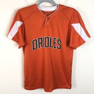 Baltimore Orioles Alleson Baseball Jersey Youth Sz XL Orange MLB
